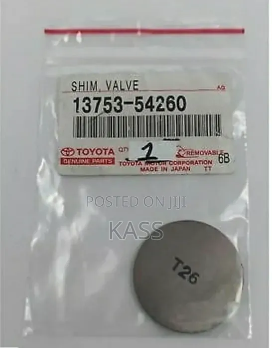 Toyota Genuine SHIM, VALVE ADJUSTING 13753-54260