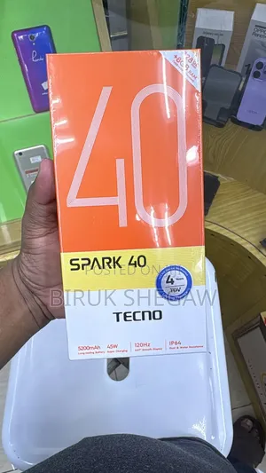 New Tecno Spark 40 128 GB Gray