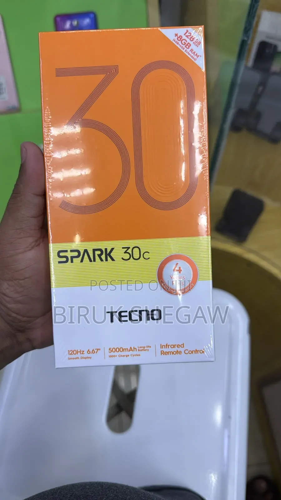 New Tecno Spark 40 128 GB Gray