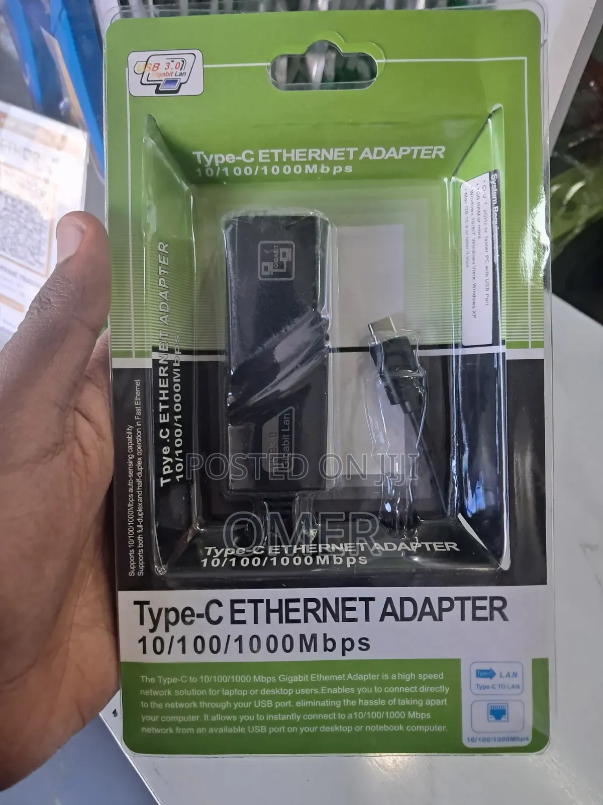 Rj45 to C-Type Cable