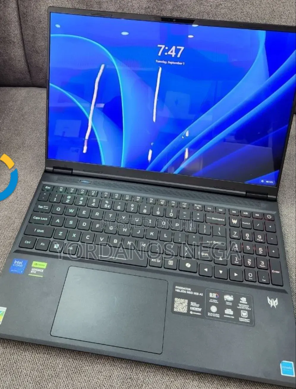 New Laptop Acer Predator Helios Neo 16 16GB Intel Core Ultra 9 SSD 1T