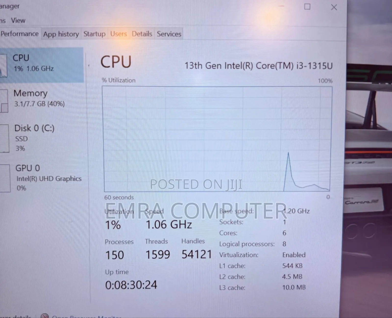 New Laptop Dell 8GB Intel Core i3 SSD 256GB