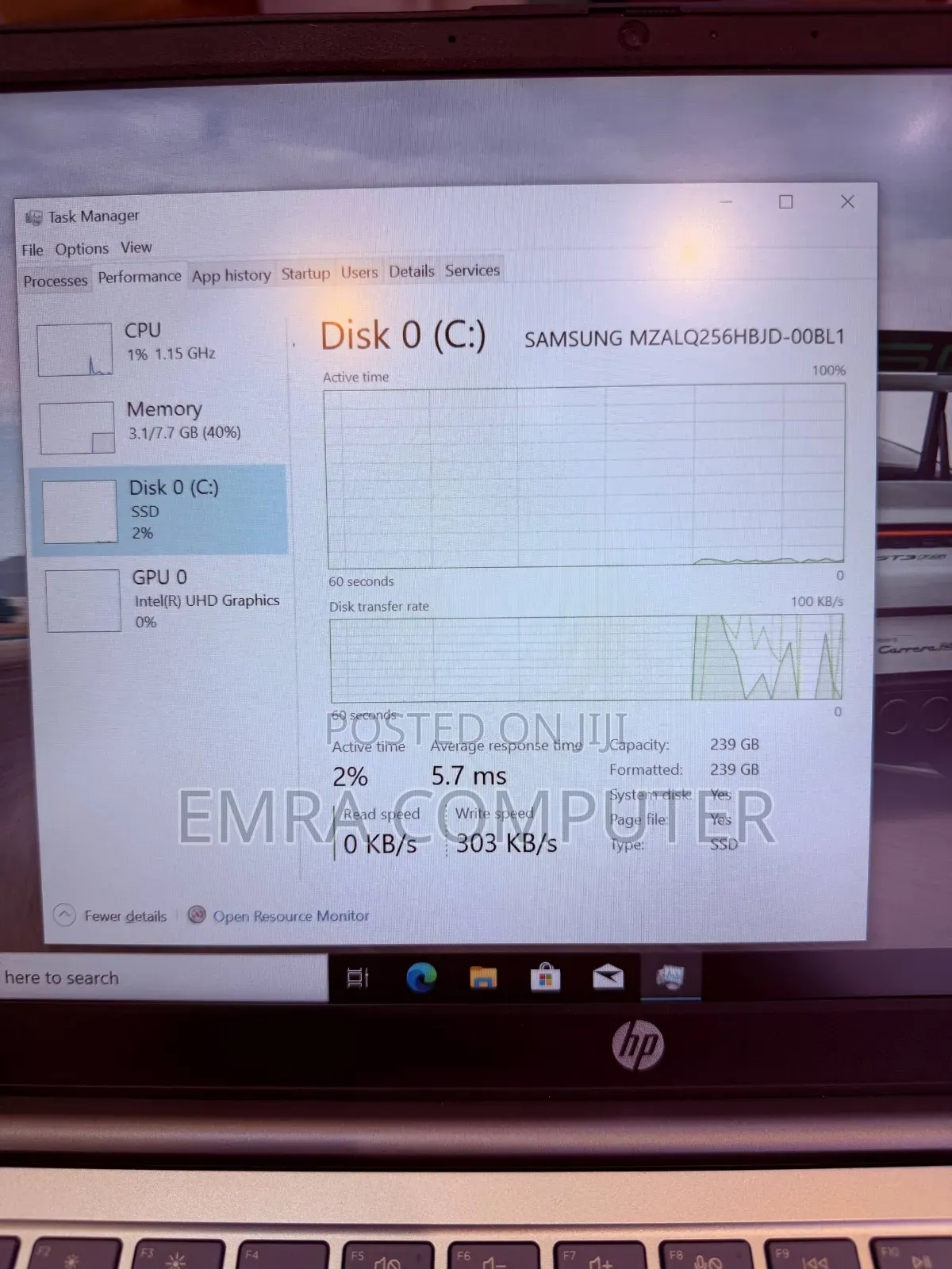 New Laptop Dell 8GB Intel Core i3 SSD 256GB