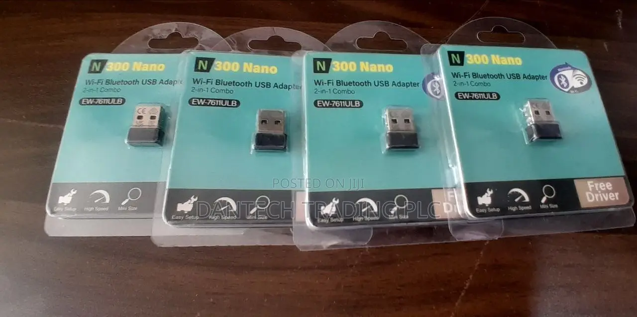 N300 Nano Wi-Fi & Bluetooth USB Adapter (EW-7611ULB)