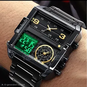 Fitron Square-Cased Men's Wrist Watch