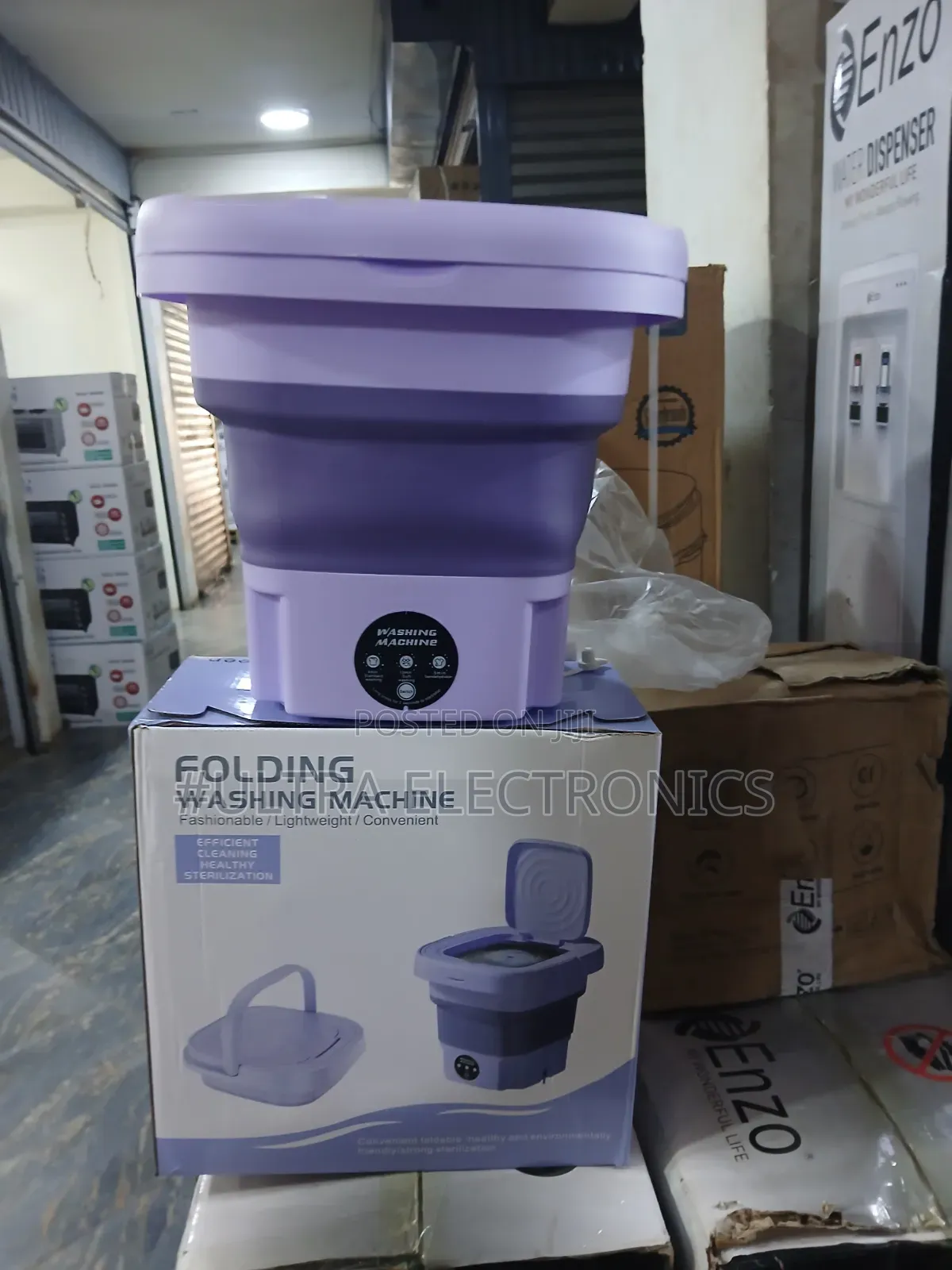 Folding Mini Washing Machine 
 Your Smart Laundry Solution For