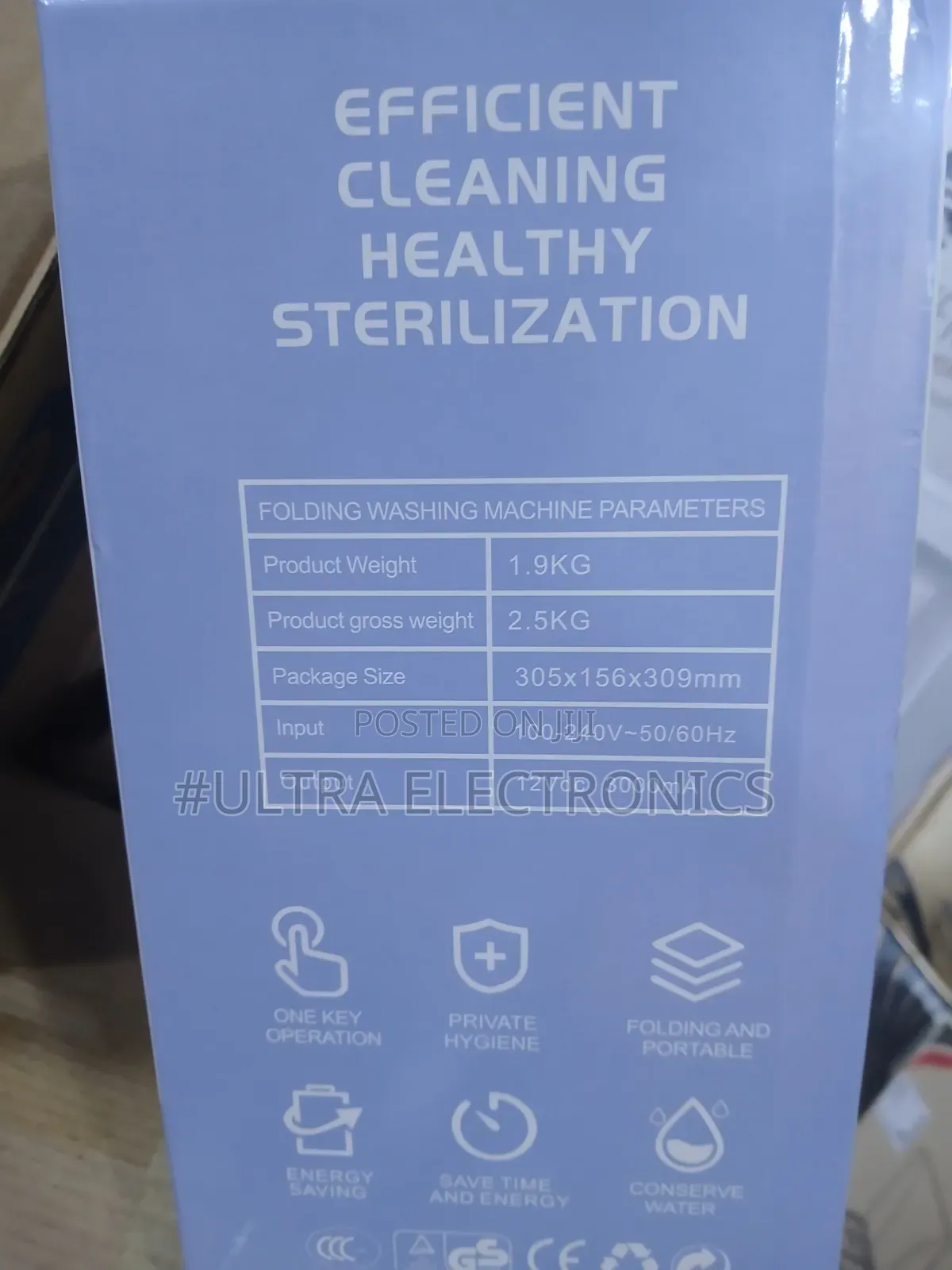 Folding Mini Washing Machine 
 Your Smart Laundry Solution For