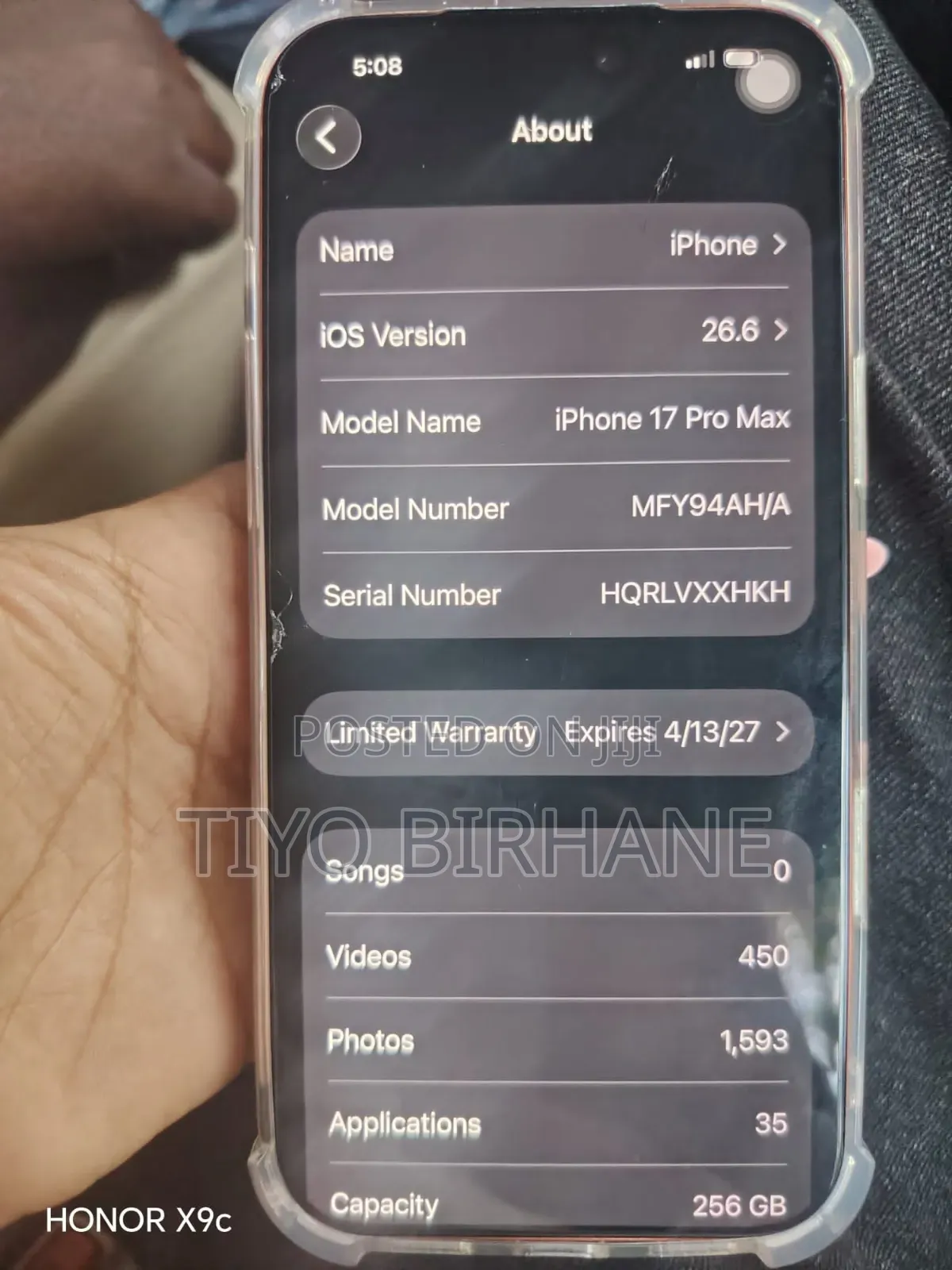 New Apple iPhone 17 Pro Max 256 GB Orange