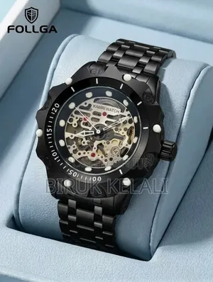 Kamri Watch for Men With a Black Stainless Steel Finish
