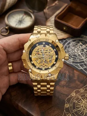 Kamri Watch Skeleton Dial Wristwatch