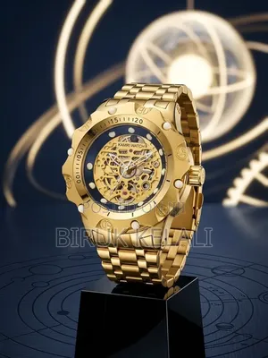 Kamri Watch Skeleton Dial Wristwatch