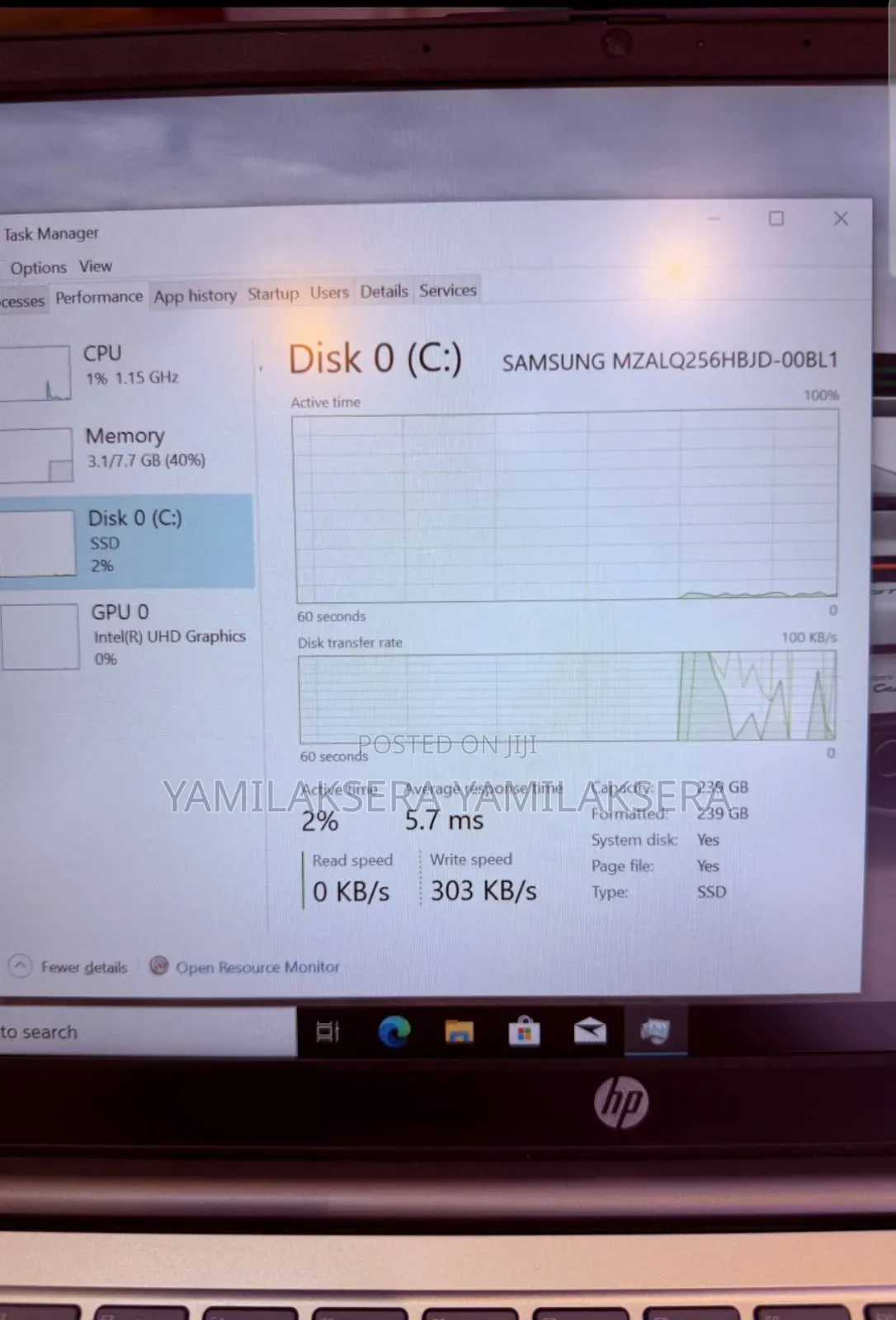New Laptop HP Stream Notebook 8GB Intel Core i3 SSD 256GB