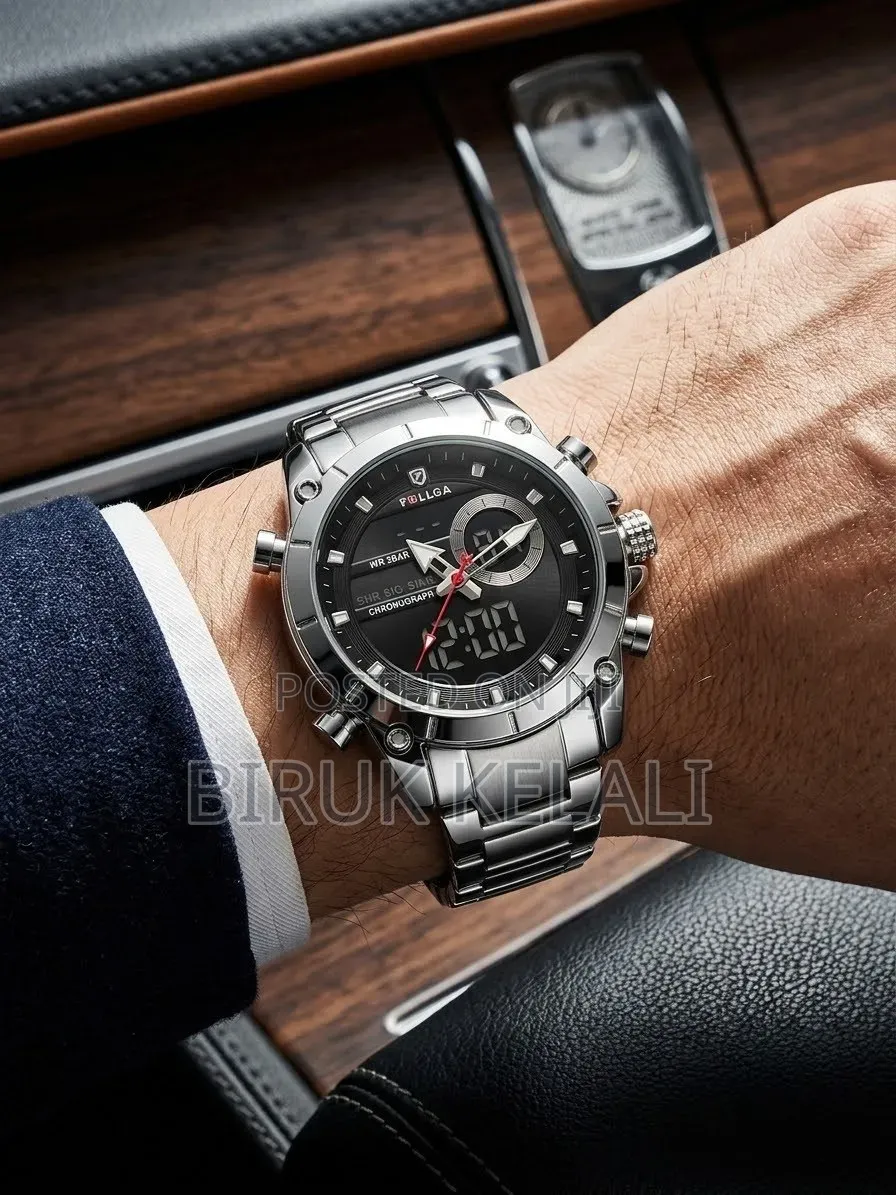 Analog-Digital Men's Sports Watch.