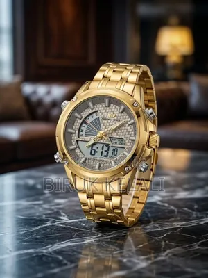 Success Way Men's Wristwatch in Gold