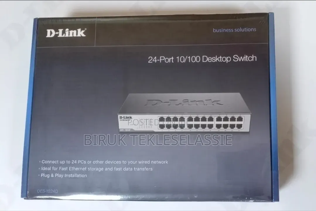 24 Port D Link DES1024D Desktop Switch