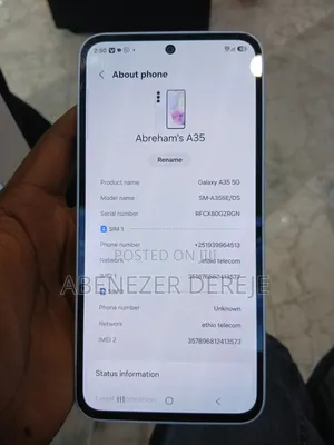 Samsung Galaxy A35 256 GB White