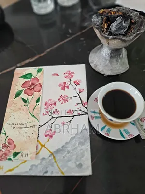 A Unique Handmade Notebook With a Completely Hand-Painted Cover.