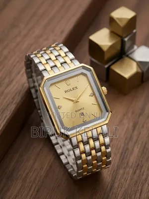 Rolex Gold Dialcrystal Markers, a Date Window, and a Rolex Brand Label