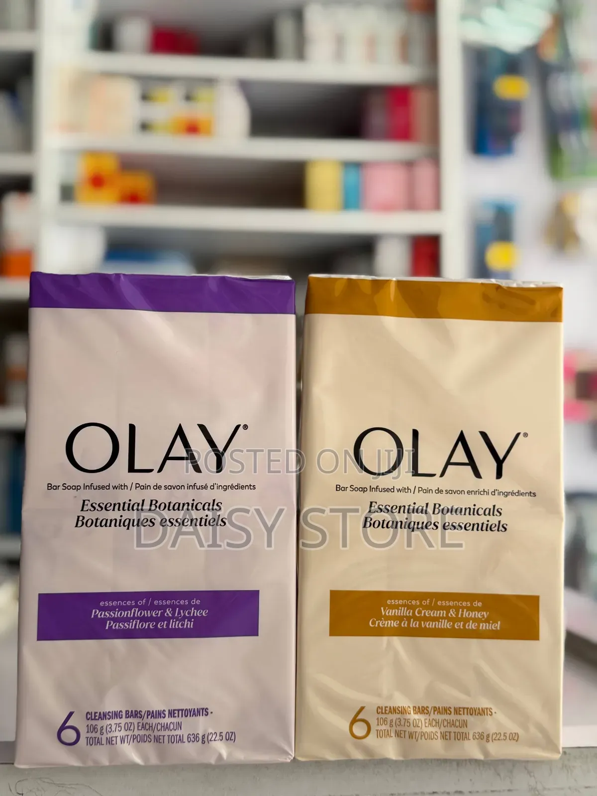 Olay Essential Botanicals Cleansing Bar Soap (6 Pack)