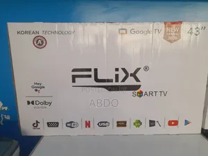FLIX SMART Googel TV 43 Inch 4k New Andraid Doubel TV 2026 New