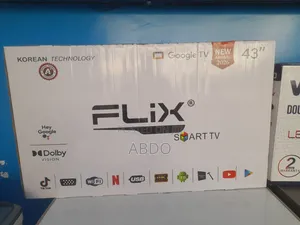 FLIX SMART Googel TV 43 Inch 4k New Andraid Doubel TV 2026 New