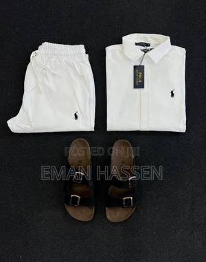 Polo and Lora Piana Linen Orginal Complete Men's Shirt Europe