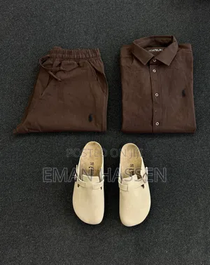 Polo and Lora Piana Linen Orginal Complete Men's Shirt Europe
