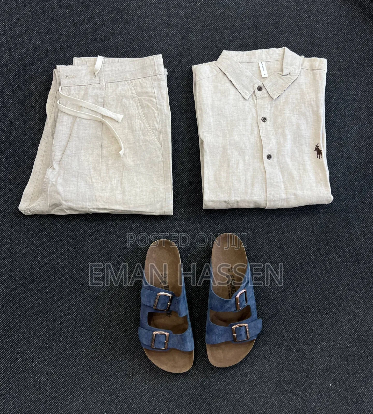 Polo and Lora Piana Linen Orginal Complete Men's Shirt Europe