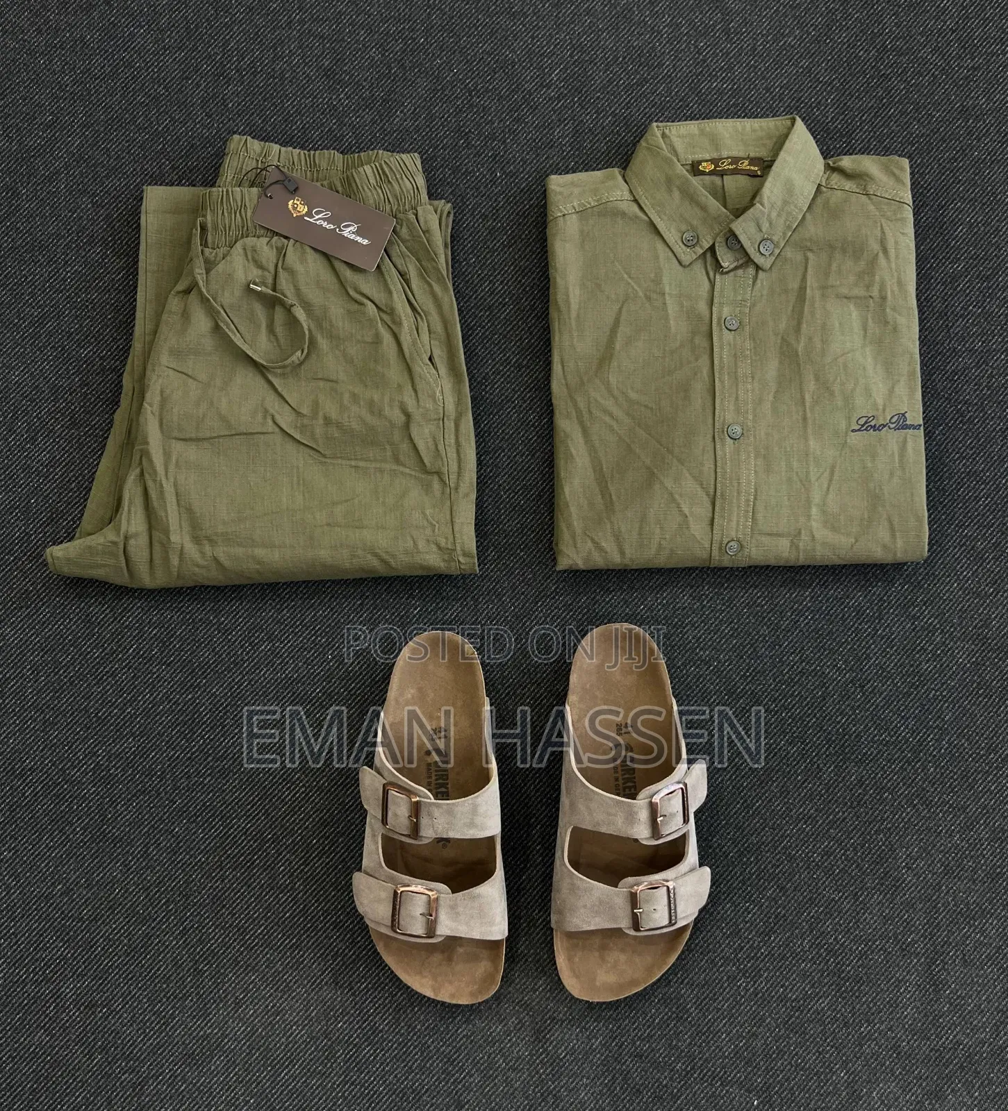 Polo and Lora Piana Linen Orginal Complete Men's Shirt Europe