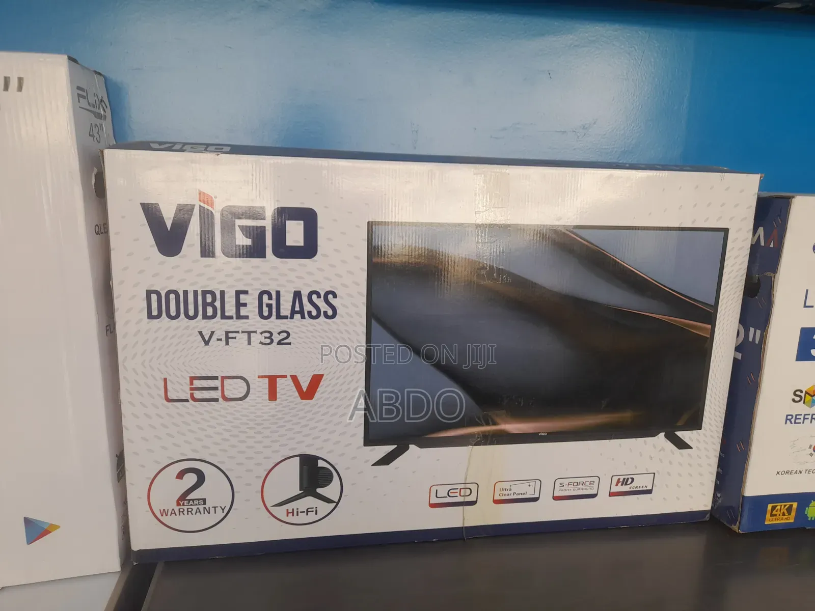 Vigo Doubel Gelass v-Ft32 Inch Led TV 2026hifi