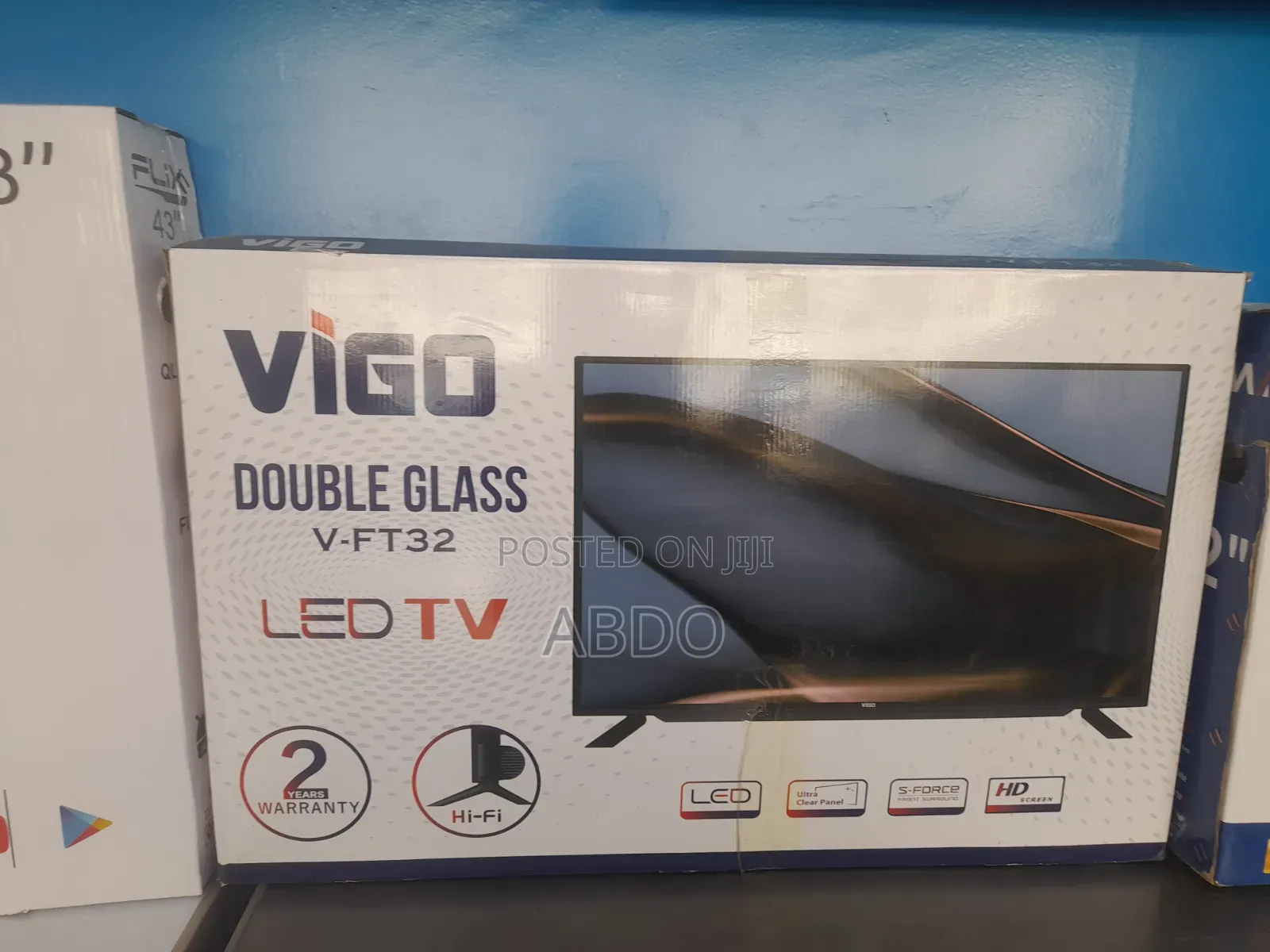 Vigo Doubel Gelass v-Ft32 Inch Led TV 2026hifi
