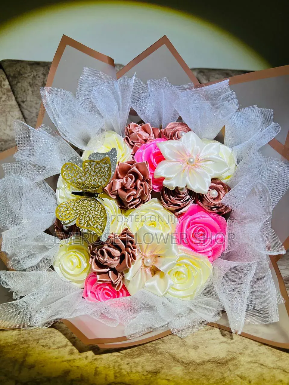 Ribbon Flower (የሪባን አበባ) 20 Pic