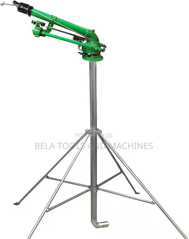 82 Meter Big Rain Gun Sprinkler With a Metal Tripod Stand የመስኖ መርጫ ማሽን