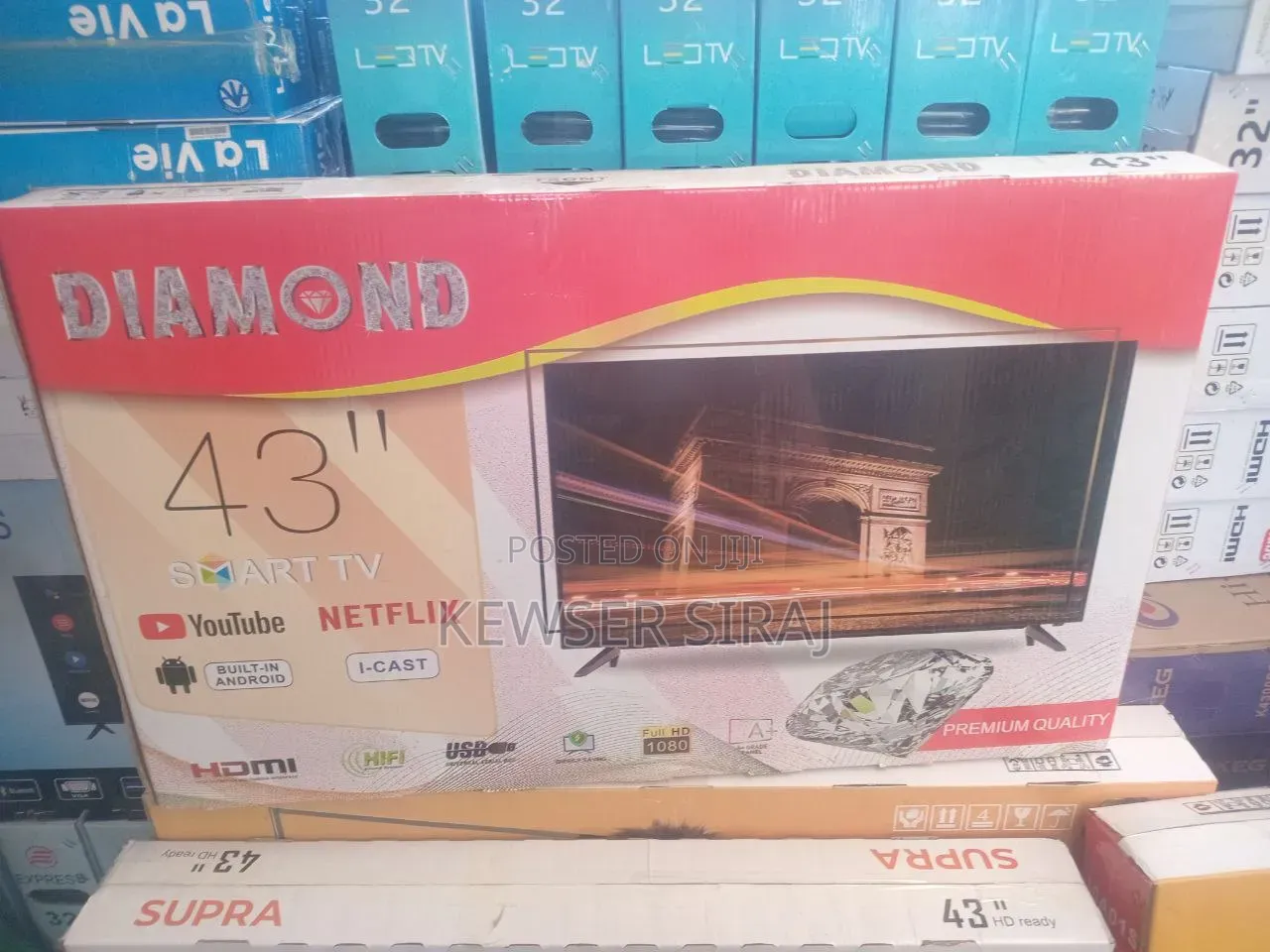 Diamond TV 43inch Led 4k Smart TV