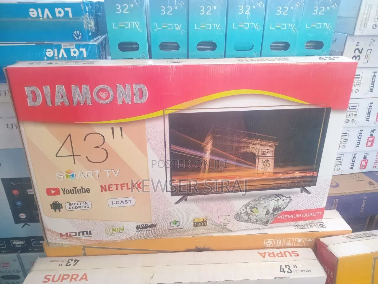 Diamond TV 43inch Led 4k Smart TV
