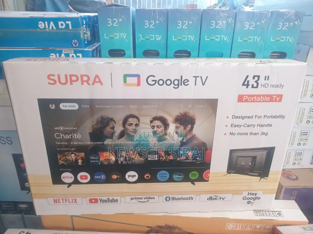 Supra TV 43inch Led 4k Smart Android TV