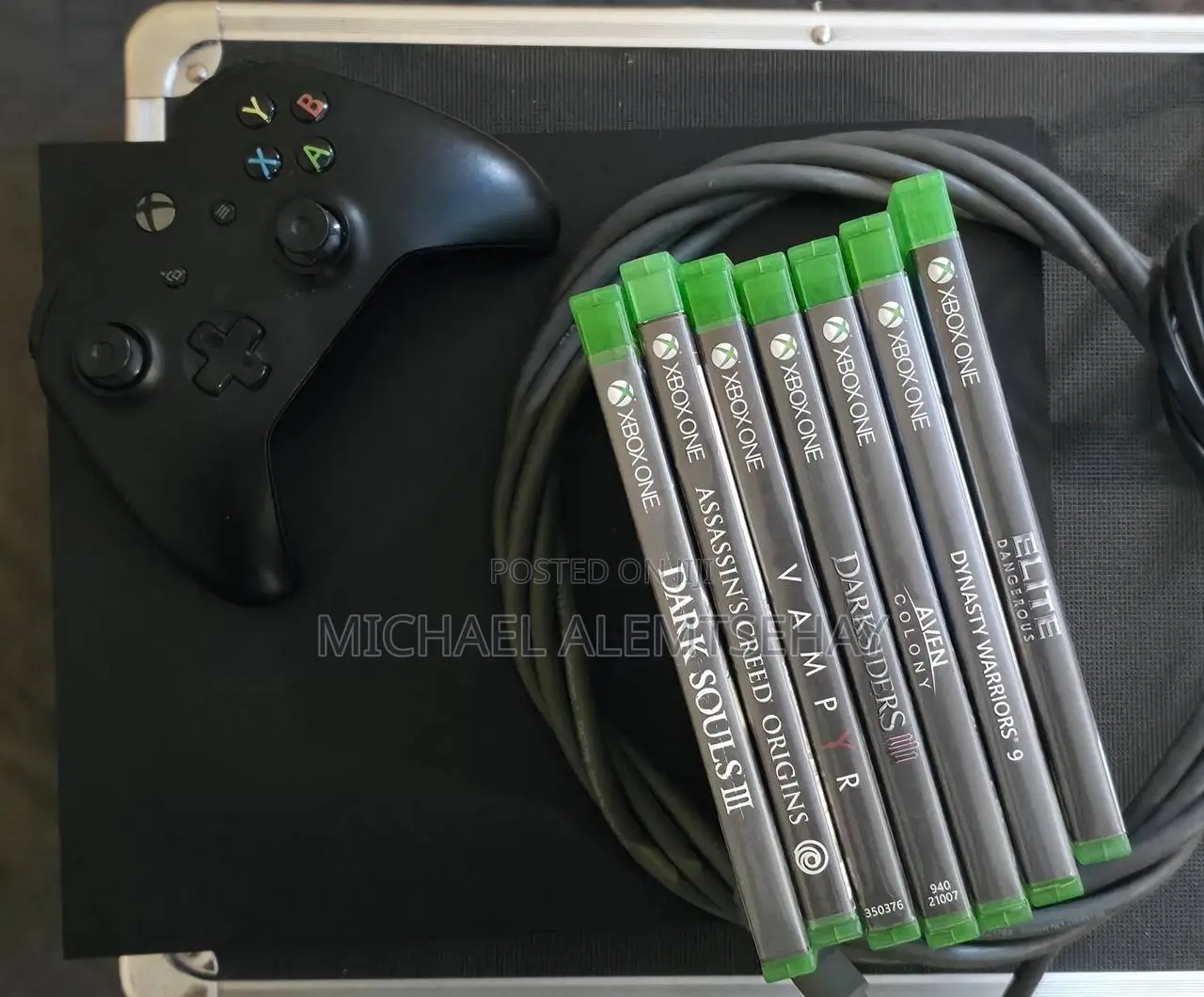 XBOX One X With 7 Games