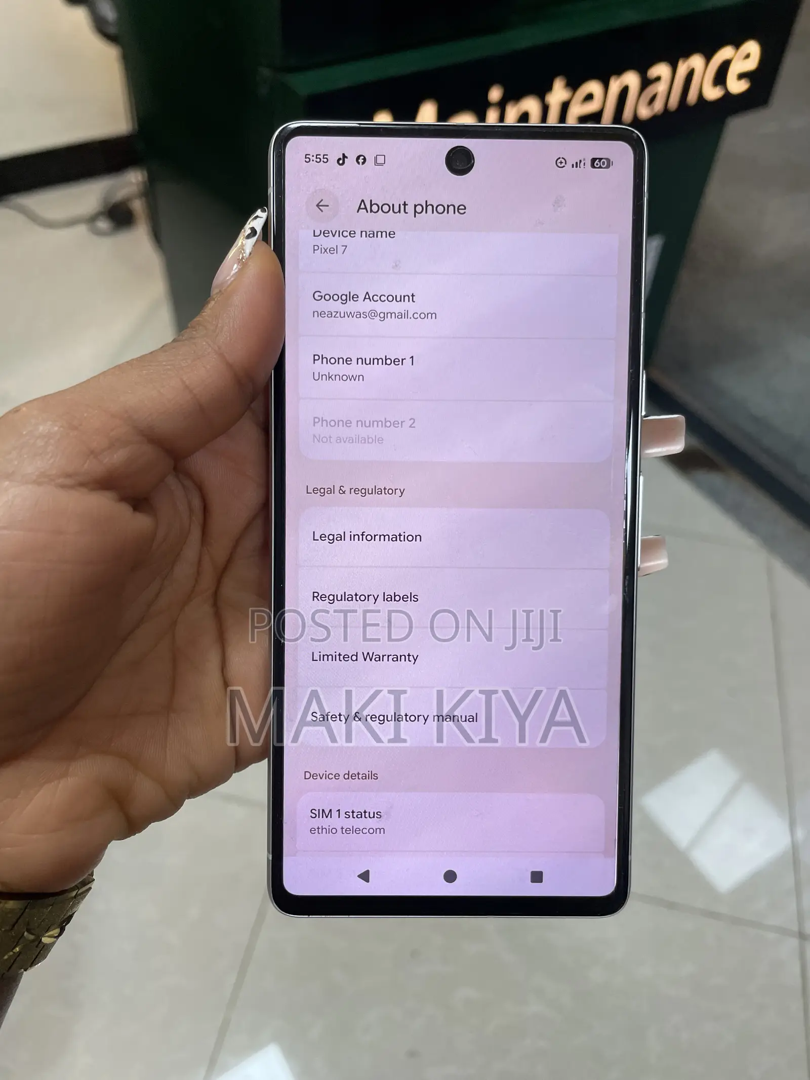 New Google Pixel 7 128 GB White