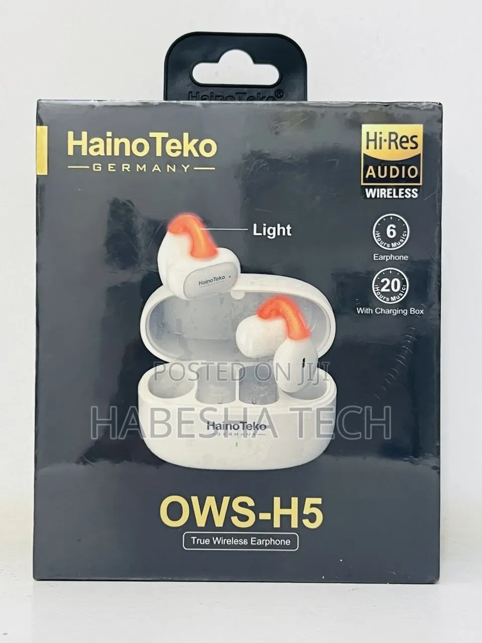 HainoTeko OWS-H5 AirPod የድምፅ ዓለም