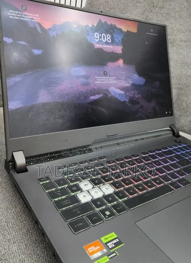 New Laptop Asus ROG Strix G17 16GB AMD Ryzen 9 SSD 1T