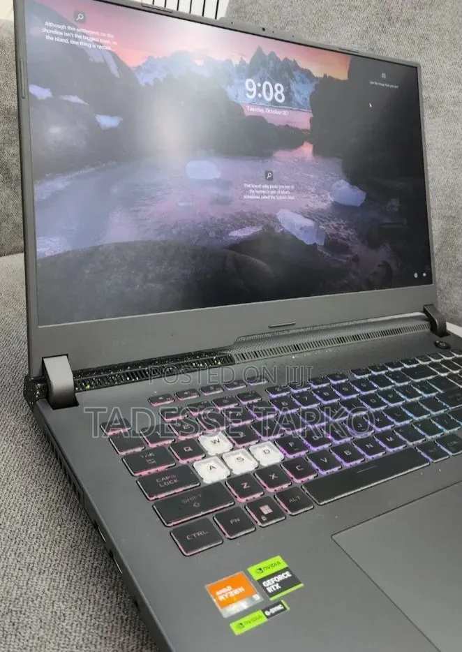 New Laptop Asus ROG Strix G17 16GB AMD Ryzen 9 SSD 1T
