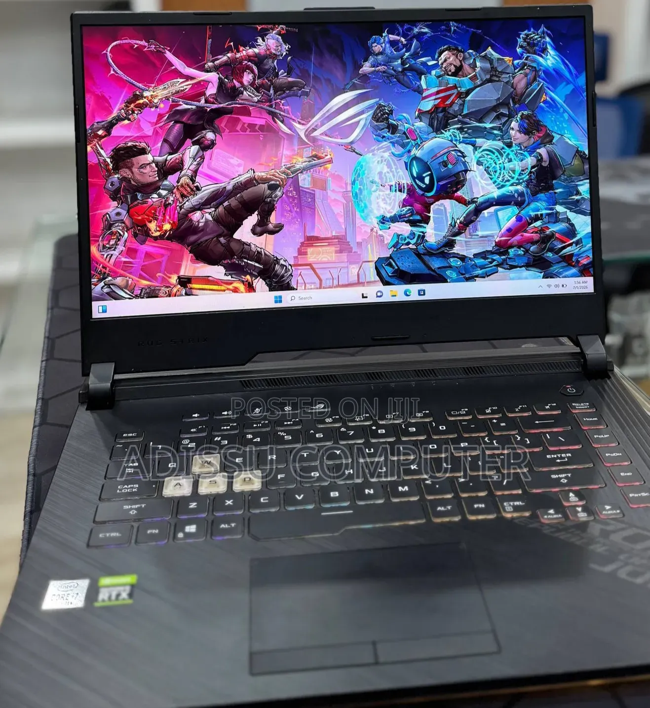 New Laptop Asus ROG Strix G15 16GB Intel Core i7 SSD 512GB
