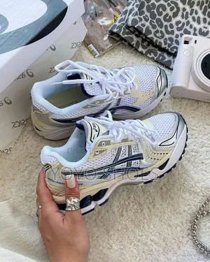 ASICS Gel-Kayano 14 "White Midnight" White/Metallic Silver Woman Shoes