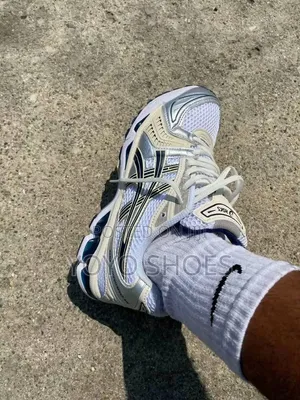 ASICS Gel-Kayano 14 "White Midnight" White/Metallic Silver Woman Shoes
