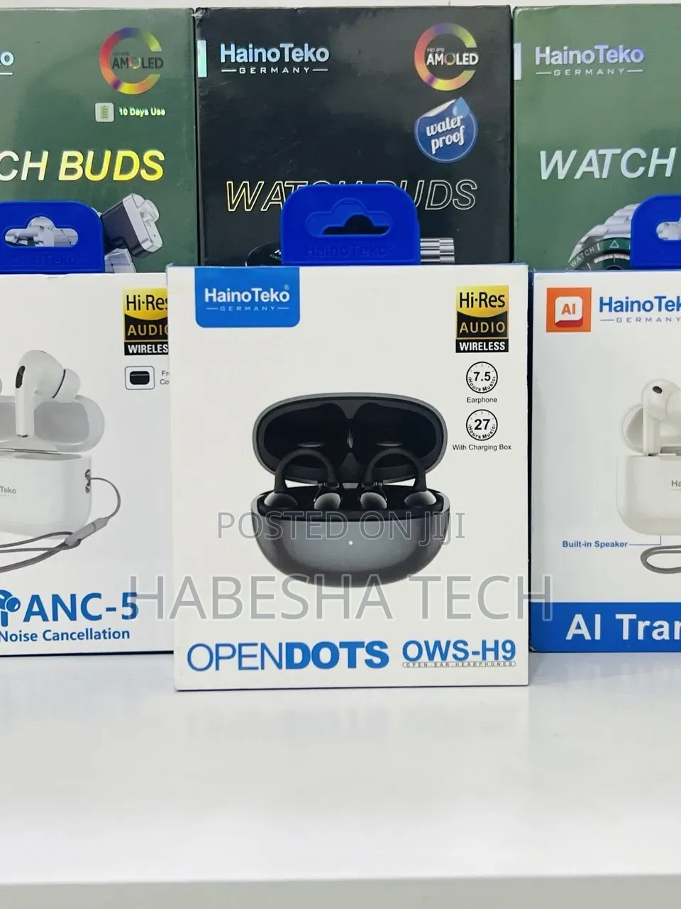 HainoTeko OPEN DOTS OWS-H9 AirPod BassCraft