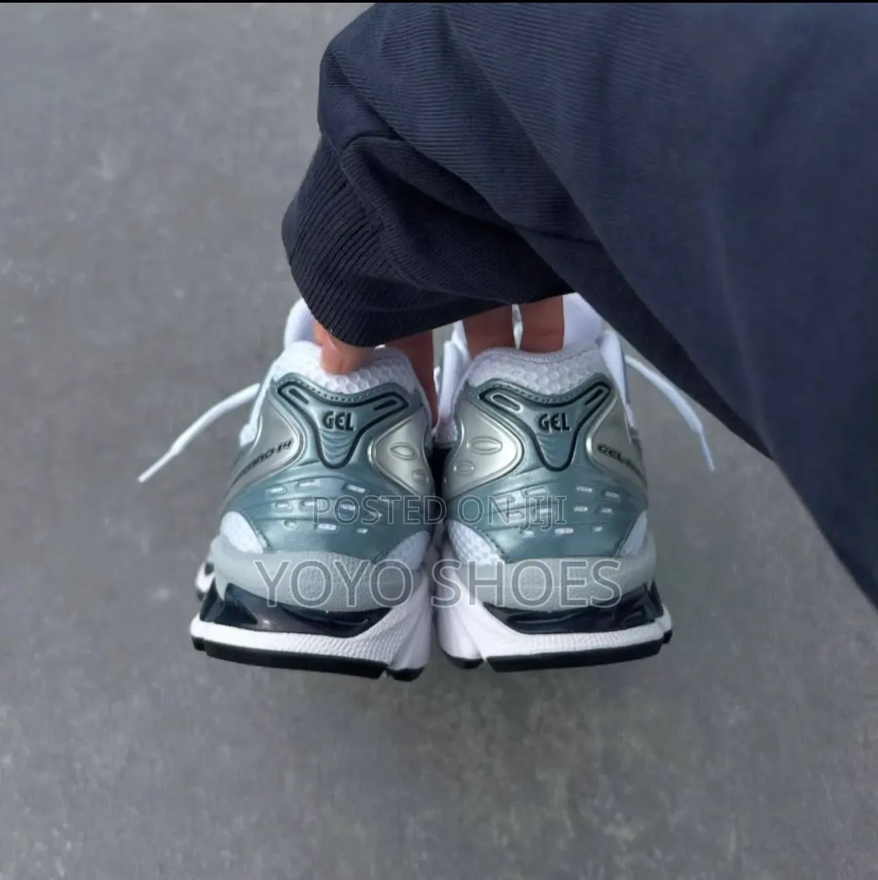 ASICS Gel-Kayano 14 "White/Fjord Grey" Metallic Silver/Gray Woman Shoe