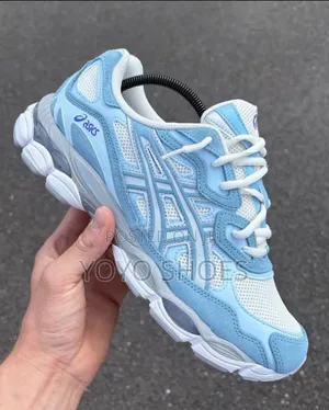 Asics Gel NYC Cream /Arctic Sky Unisex Fashion Sneaker Shoes