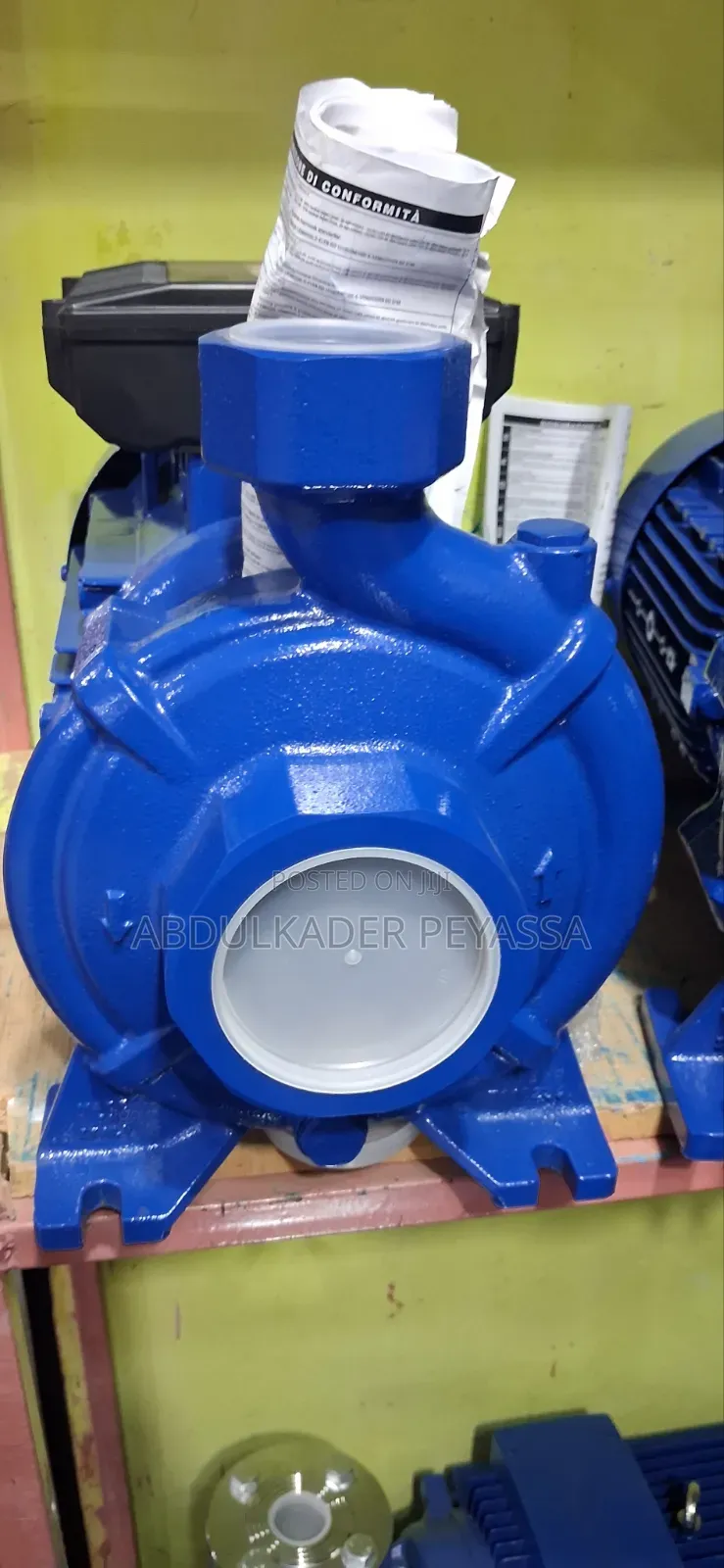 ​Original Italian Speroni CFM 550 Water Pump (5.5 HP / Single Phase)