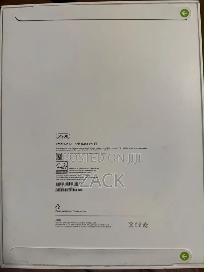 New Apple iPad Air 13 (2026) 512 GB Gray