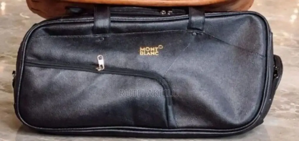 Black Mont Blanc Gym and Travel Bag